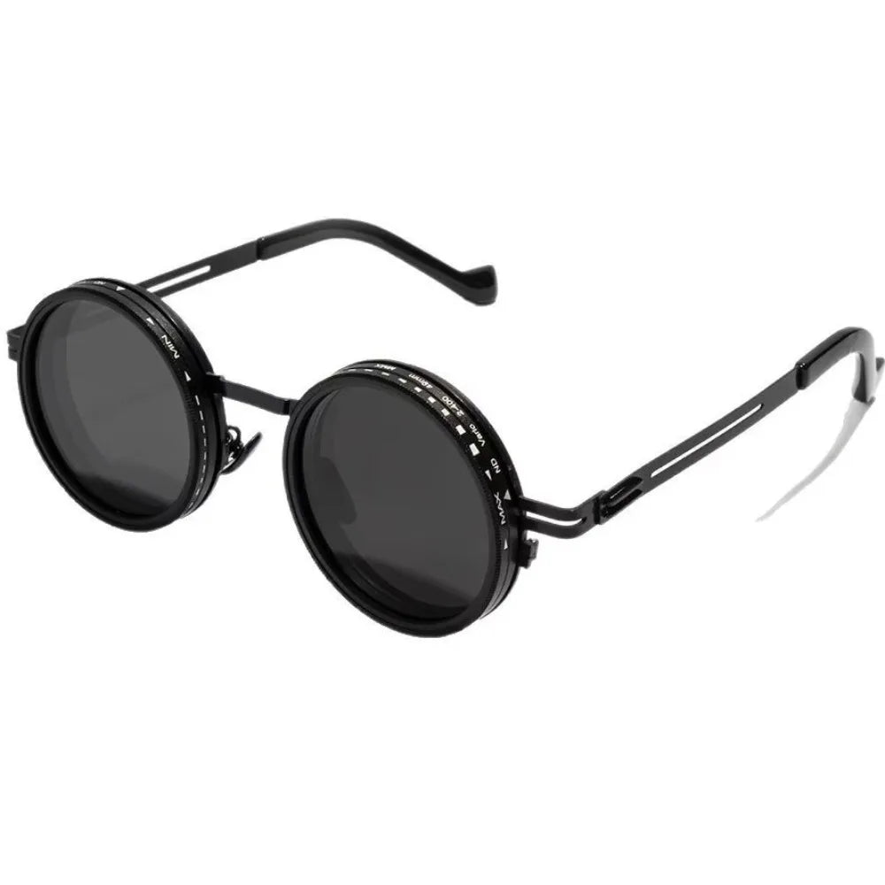 ND2-400 Adjustable Dimming Glasses ND Filter UV400 Polarized Sunglasses With Glasse Case 9 Level Sunglasses Outdoor